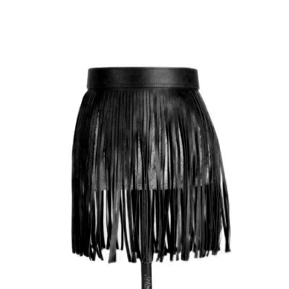 Black PU Accessory/ belt that height can be cut and adjusted